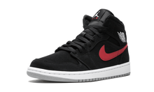 Load image into Gallery viewer, Air Jordan 1 Mid 'Multicolor Swoosh Black' Mens Sneakers